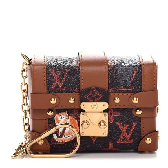 ❌❌ Louis Vuitton Catogram Grace Coddington Mini Essential Trunk clutch bag